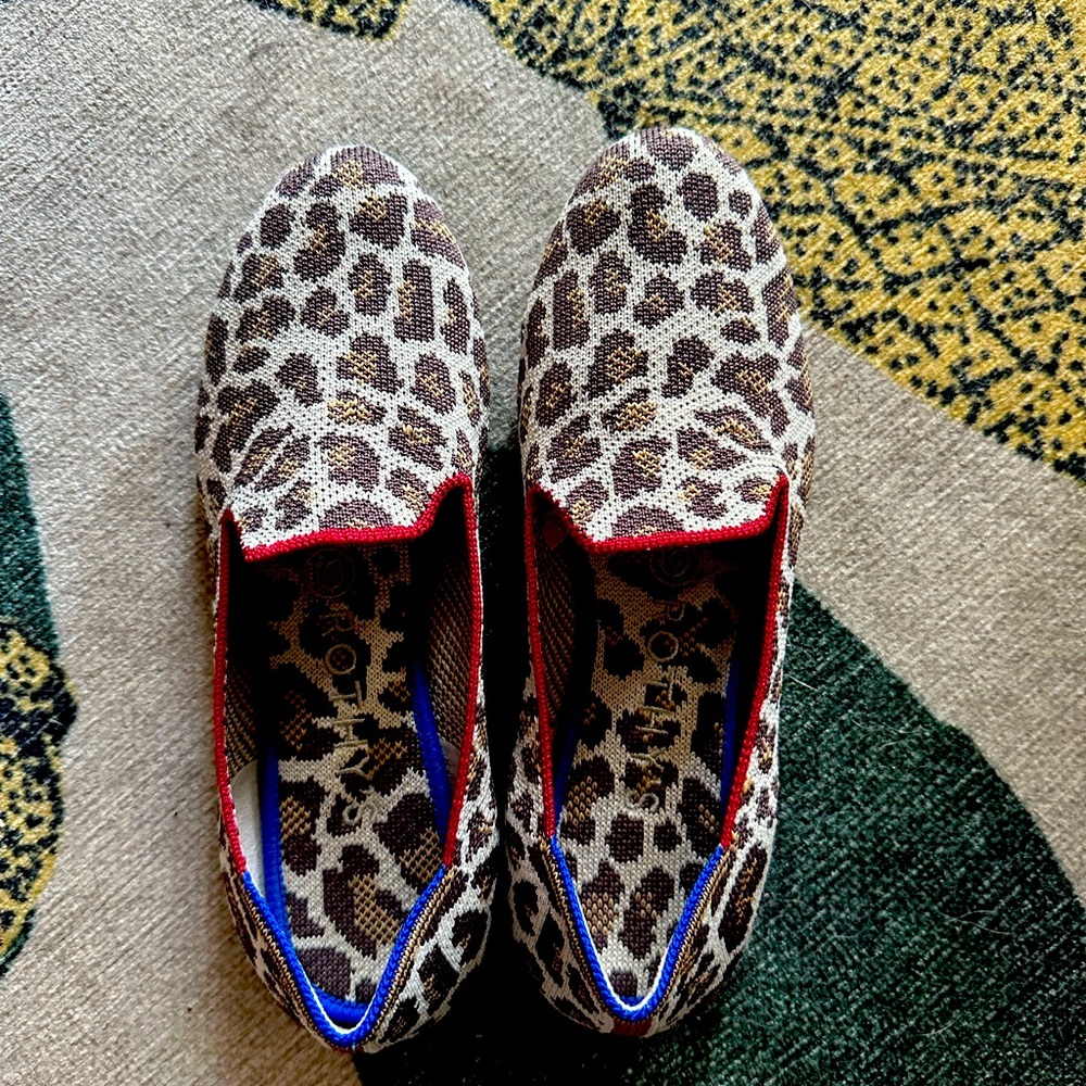 Rothy’s round toe leopard print 6.5
